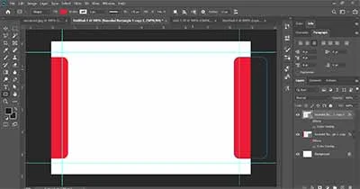 ابعاد کارت ویزیت در فتوشاپ