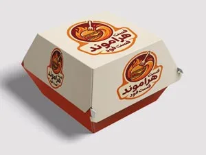 چاپ جعبه همبرگر